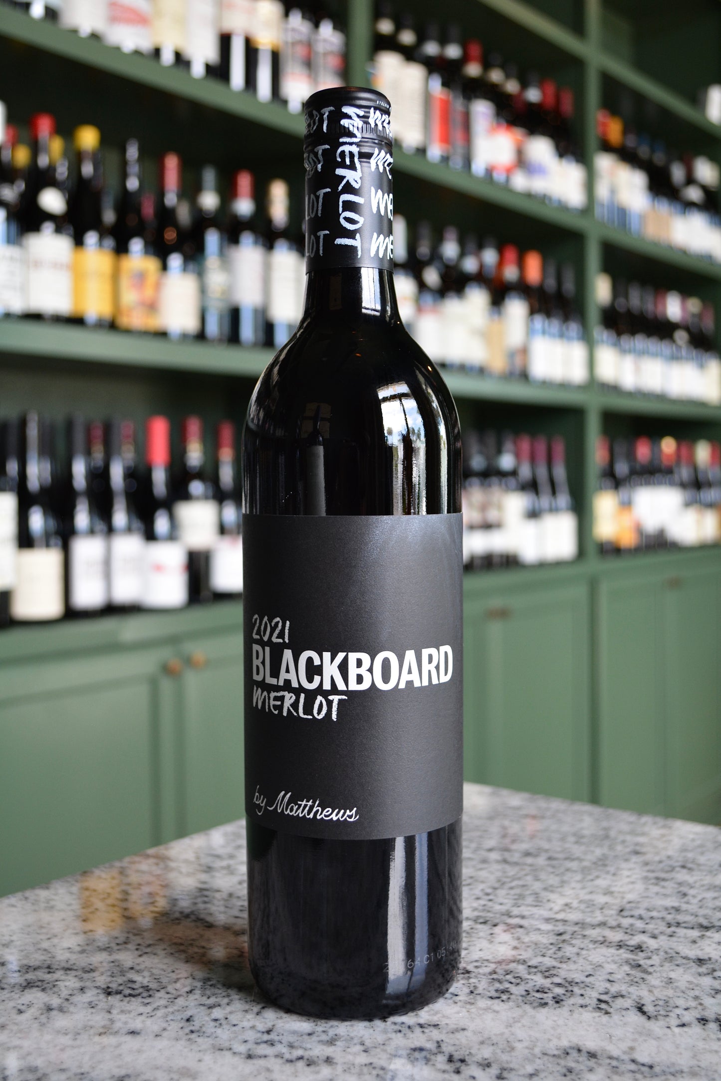 Blackboard by Matthews Merlot (2021) Columbia Valley, Washington