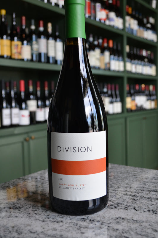Division Wine Co. Lutte Gamay (2022) Willamette Valley, Oregon