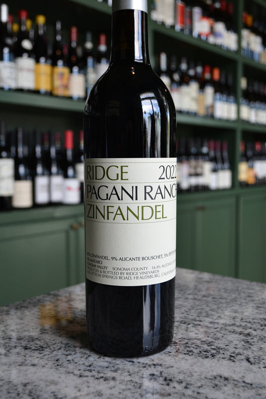 Ridge Pagani Ranch Zinfandel (2022) Sonoma Valley, California