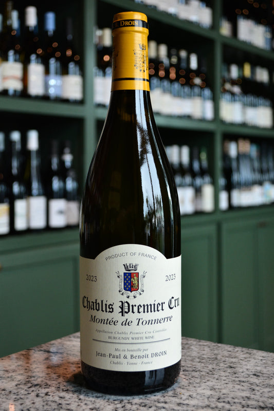 Jean Paul and Benoit Droin Chablis Premier Cru Montee de Tonnerre (2023) Burgundy, France